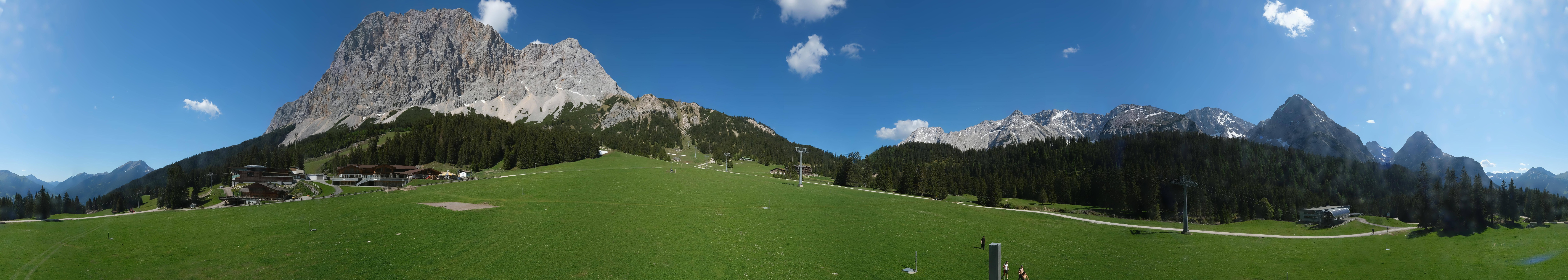 Archived image Webcam Panoramic view Ehrwalder Alm