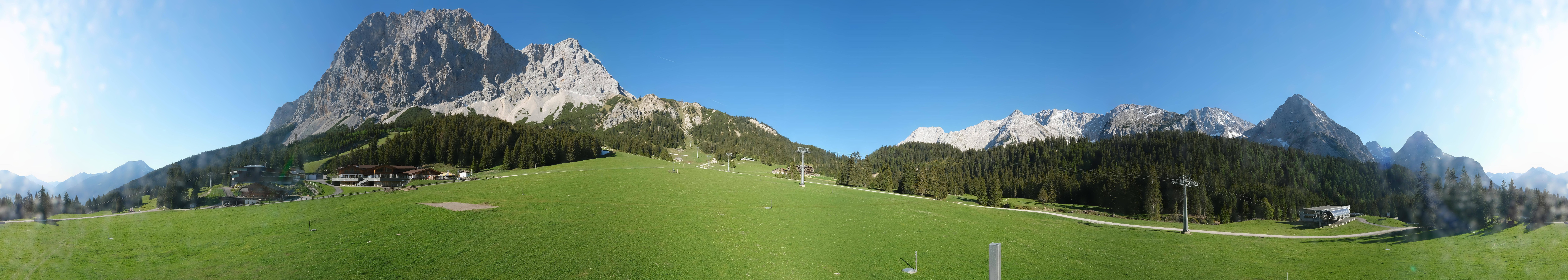 Archived image Webcam Panoramic view Ehrwalder Alm