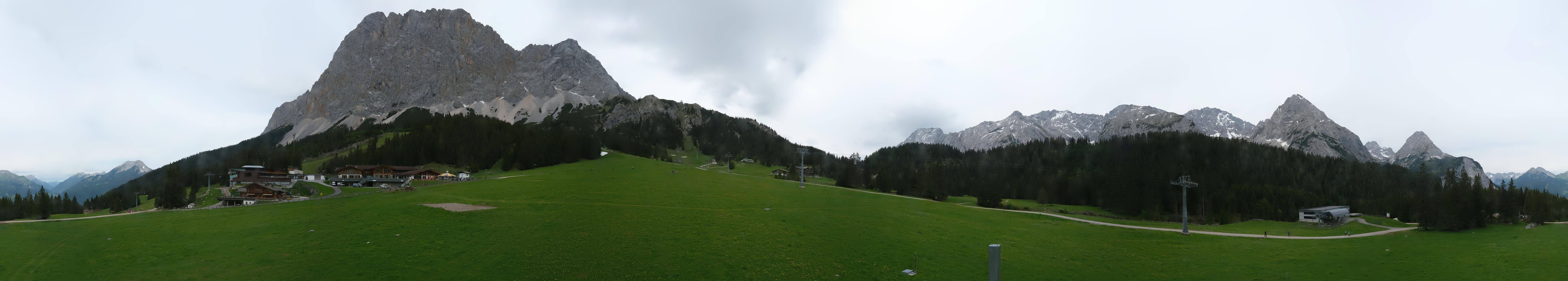 Archived image Webcam Panoramic view Ehrwalder Alm