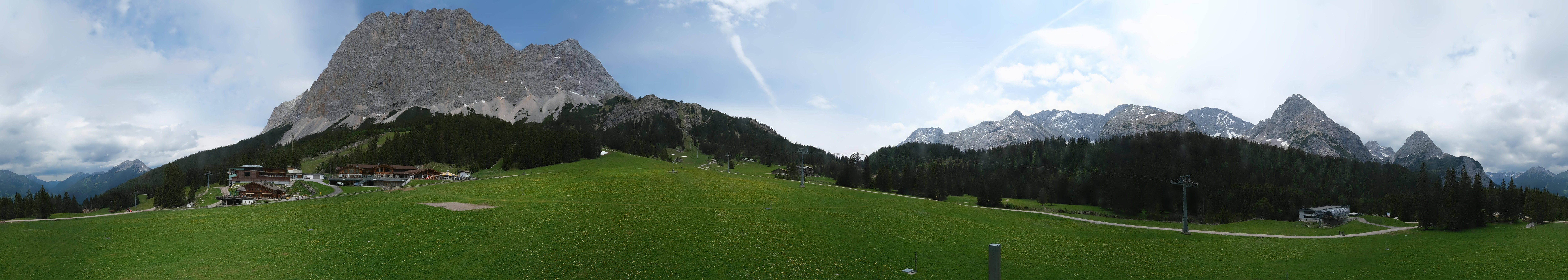 Archived image Webcam Panoramic view Ehrwalder Alm