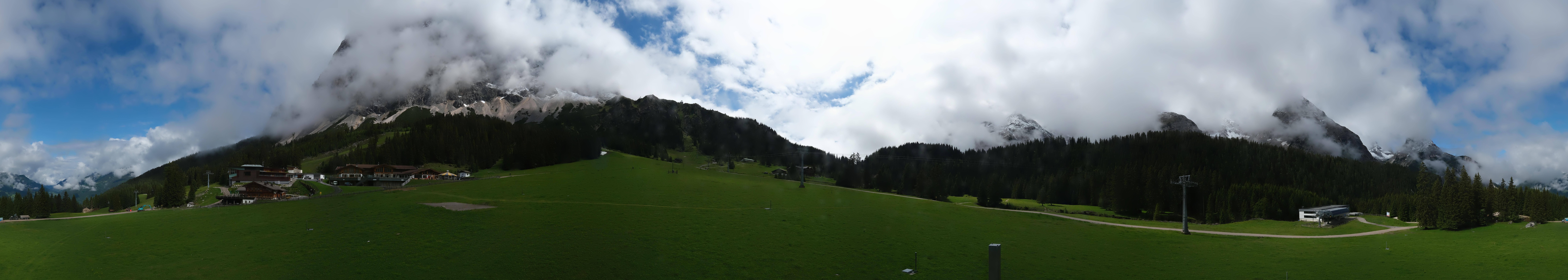 Archiv Foto Webcam Rundblick Ehrwalder Alm