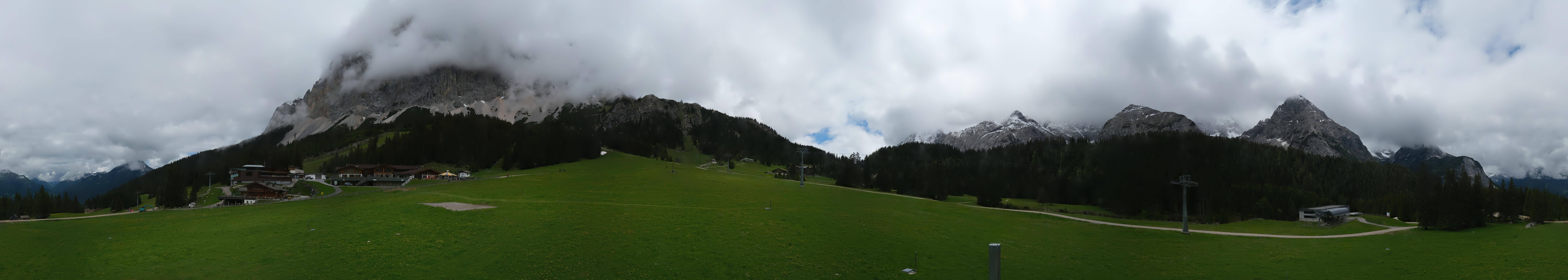 Archiv Foto Webcam Rundblick Ehrwalder Alm
