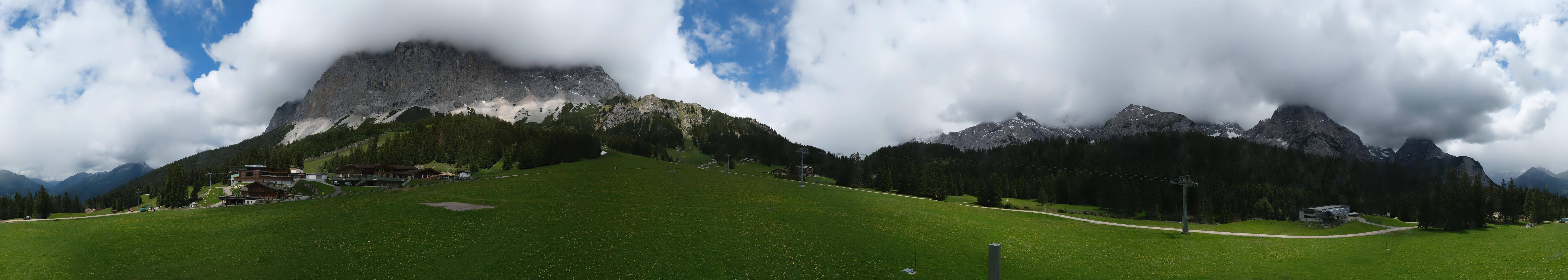 Archiv Foto Webcam Rundblick Ehrwalder Alm