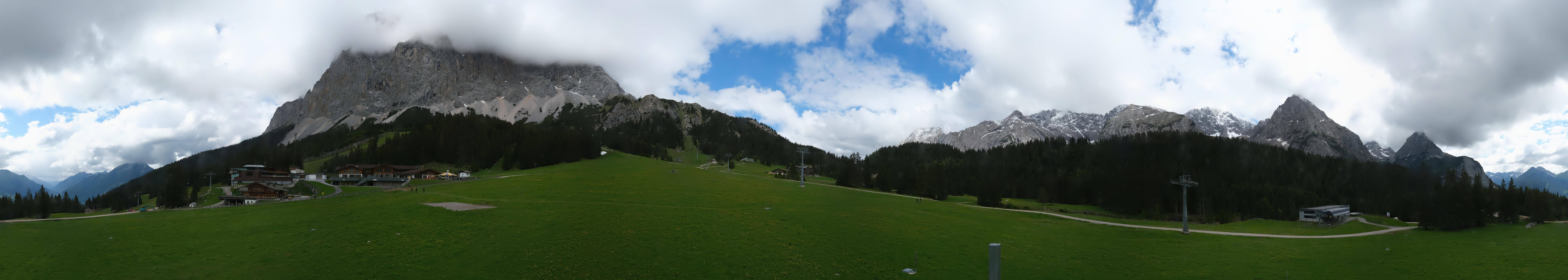 Archiv Foto Webcam Rundblick Ehrwalder Alm