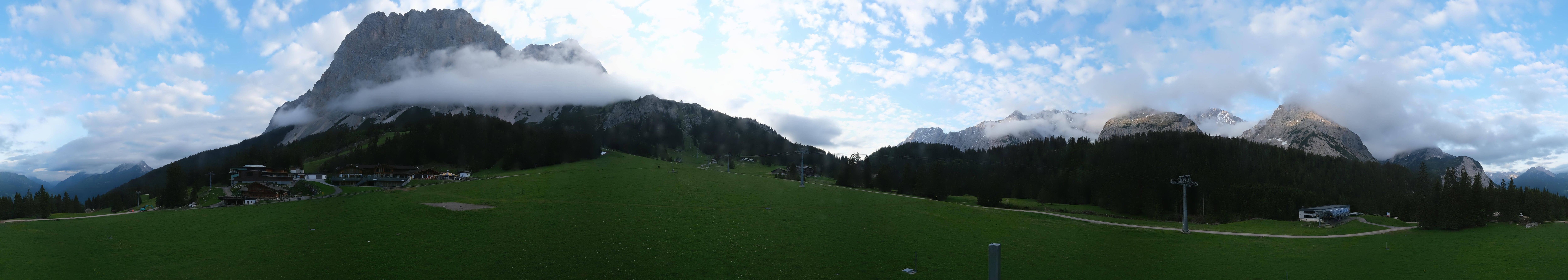 Archiv Foto Webcam Rundblick Ehrwalder Alm