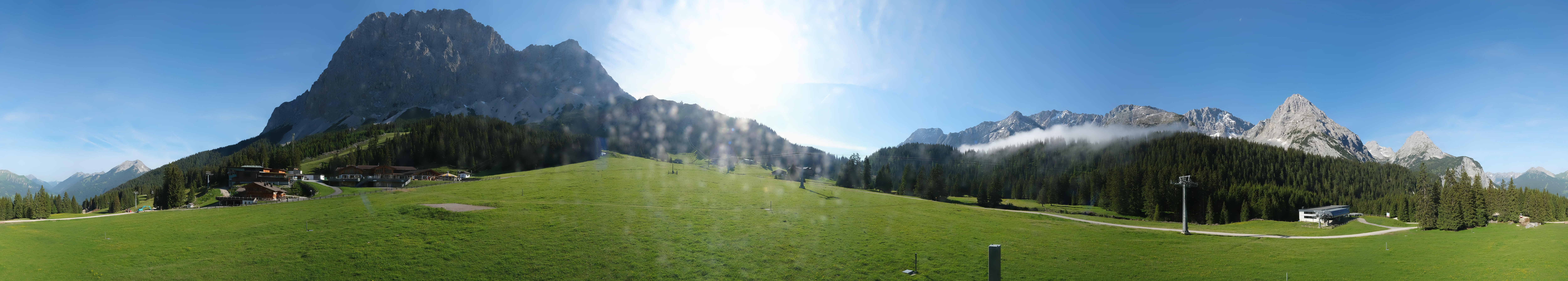 Archiv Foto Webcam Rundblick Ehrwalder Alm