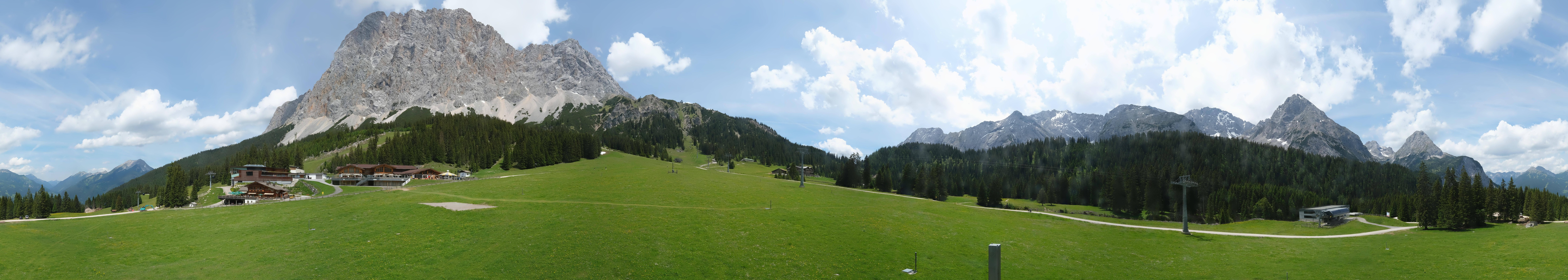 Archiv Foto Webcam Rundblick Ehrwalder Alm