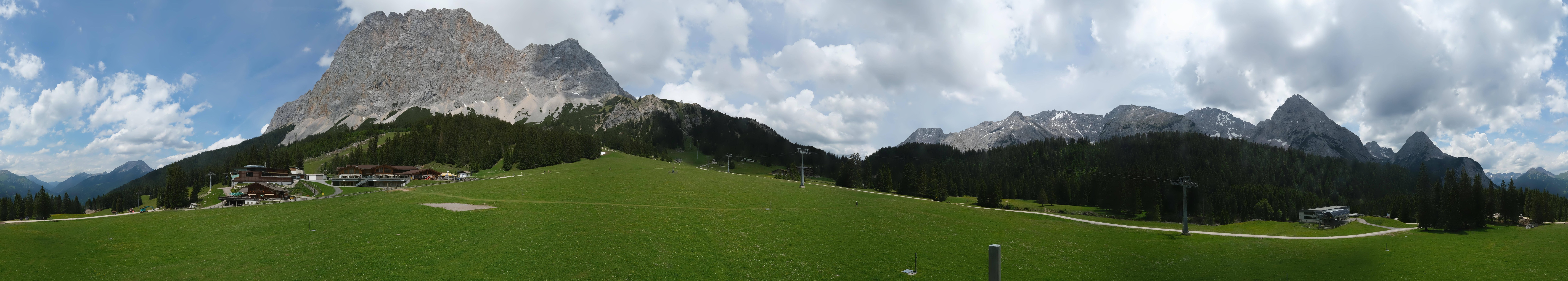 Archiv Foto Webcam Rundblick Ehrwalder Alm