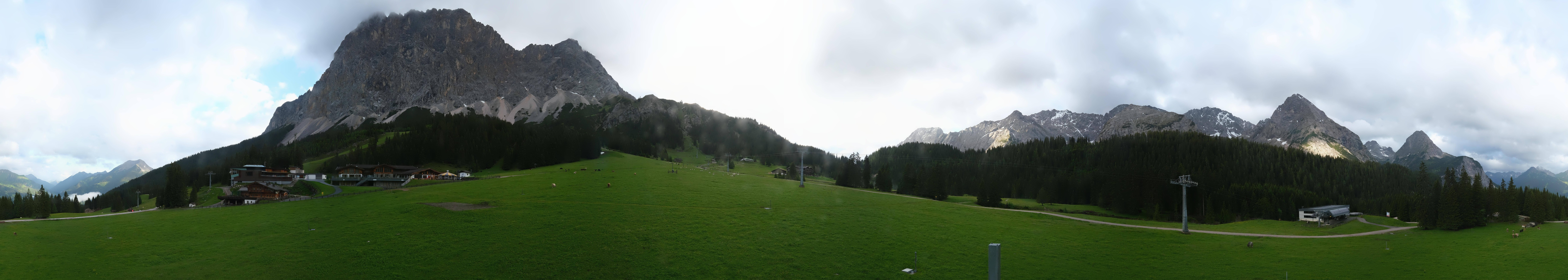 Archiv Foto Webcam Rundblick Ehrwalder Alm