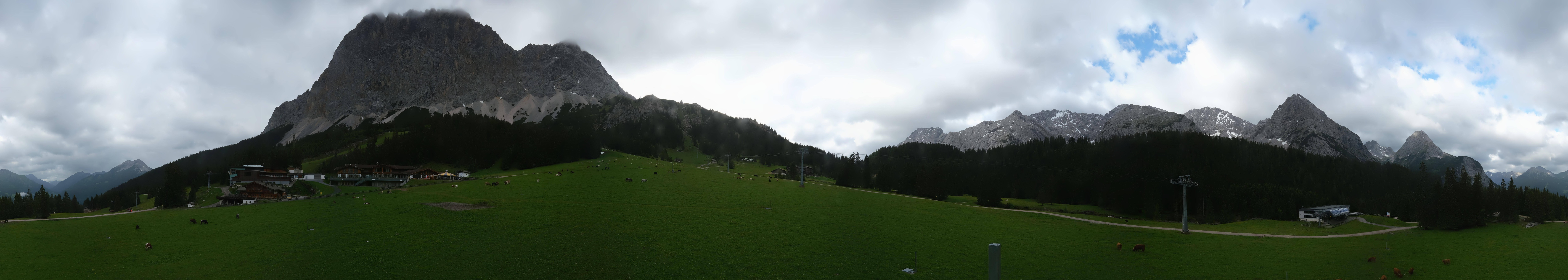 Archiv Foto Webcam Rundblick Ehrwalder Alm