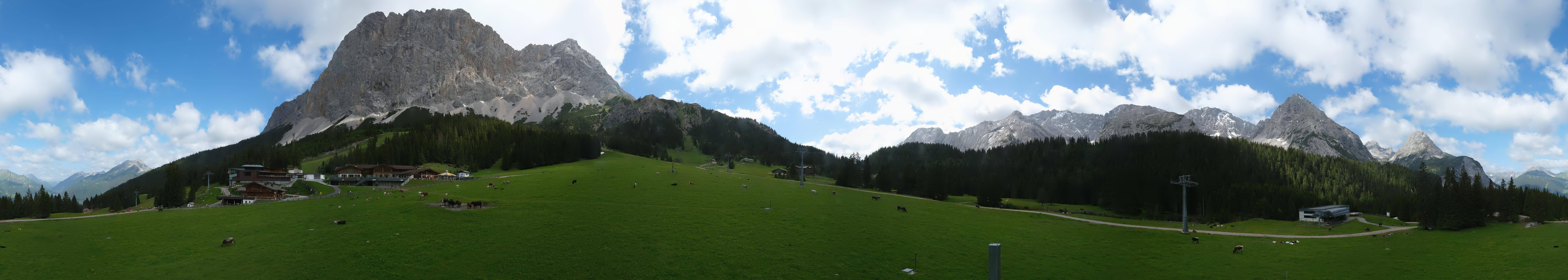 Archiv Foto Webcam Rundblick Ehrwalder Alm