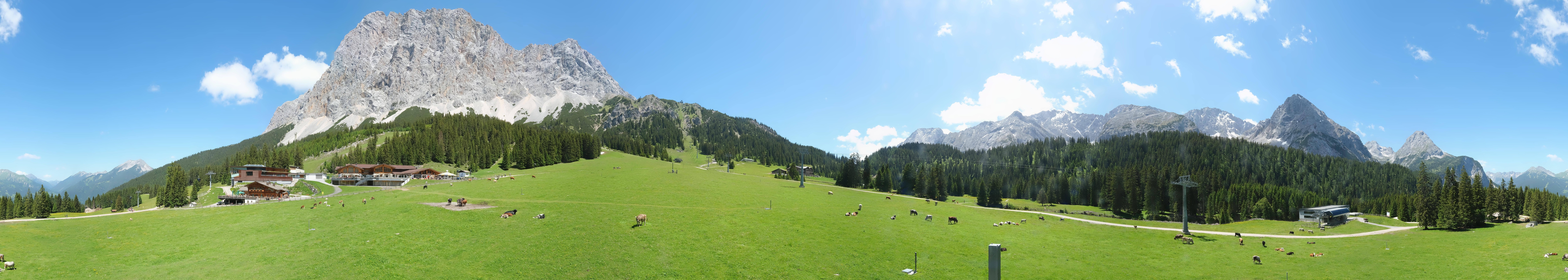 Archiv Foto Webcam Rundblick Ehrwalder Alm