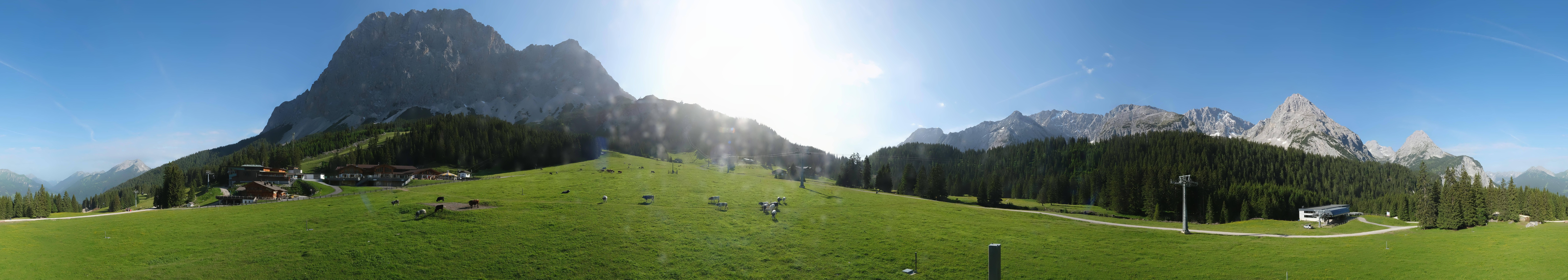 Archiv Foto Webcam Rundblick Ehrwalder Alm