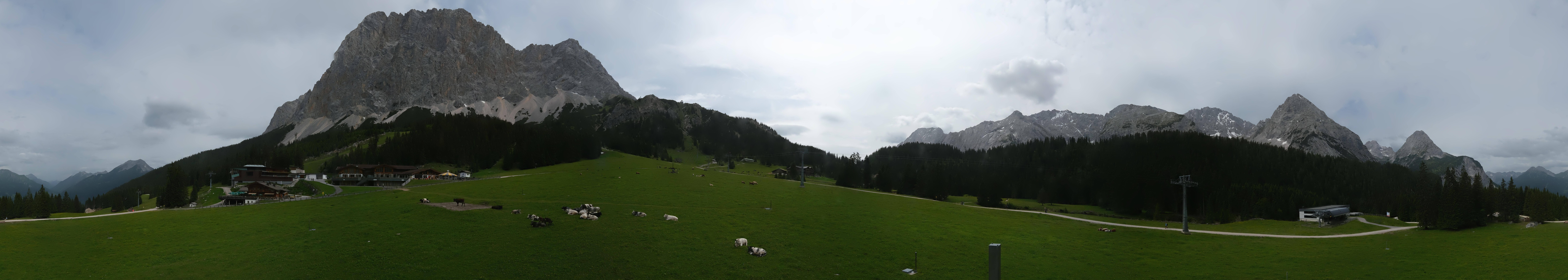 Archiv Foto Webcam Rundblick Ehrwalder Alm