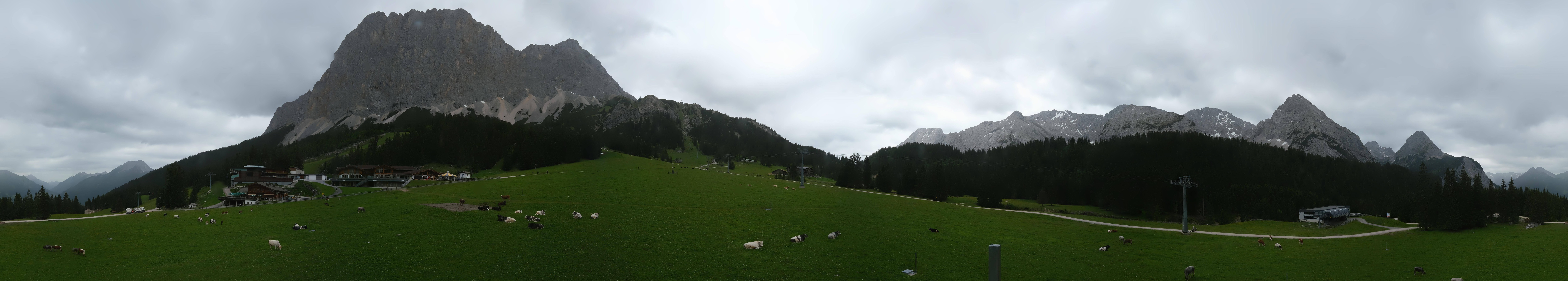 Archiv Foto Webcam Rundblick Ehrwalder Alm