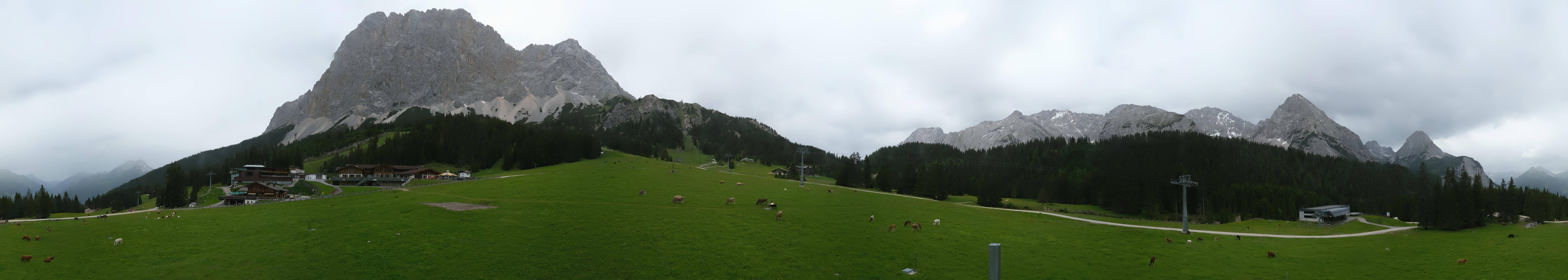 Archiv Foto Webcam Rundblick Ehrwalder Alm