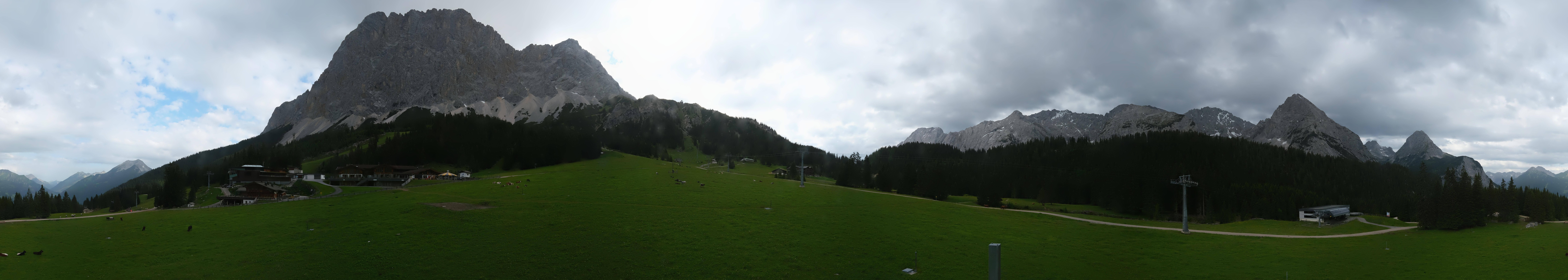 Archiv Foto Webcam Rundblick Ehrwalder Alm