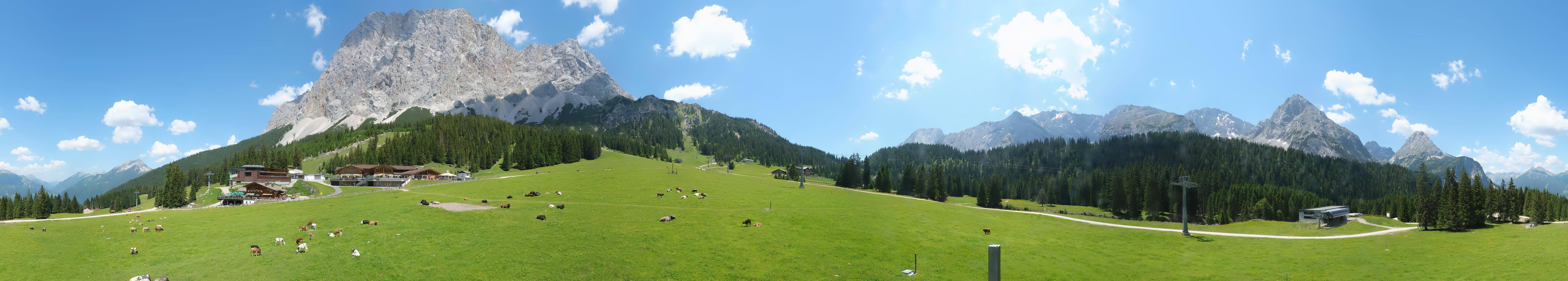 Archiv Foto Webcam Rundblick Ehrwalder Alm