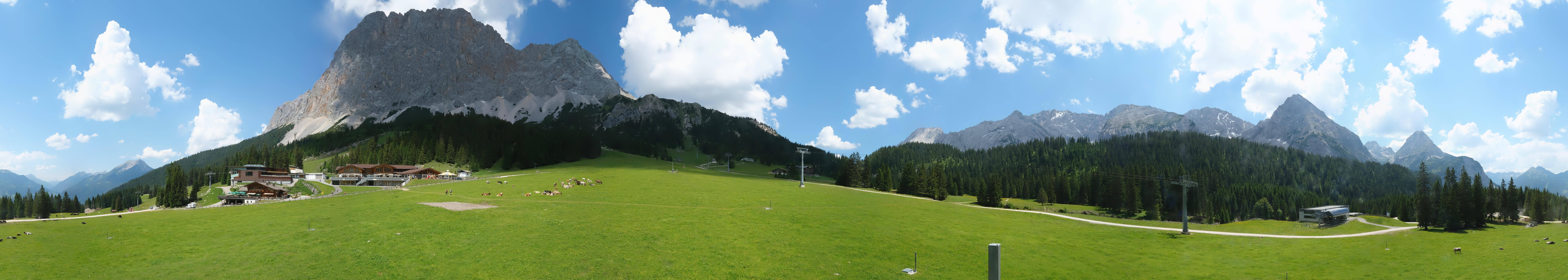 Archiv Foto Webcam Rundblick Ehrwalder Alm