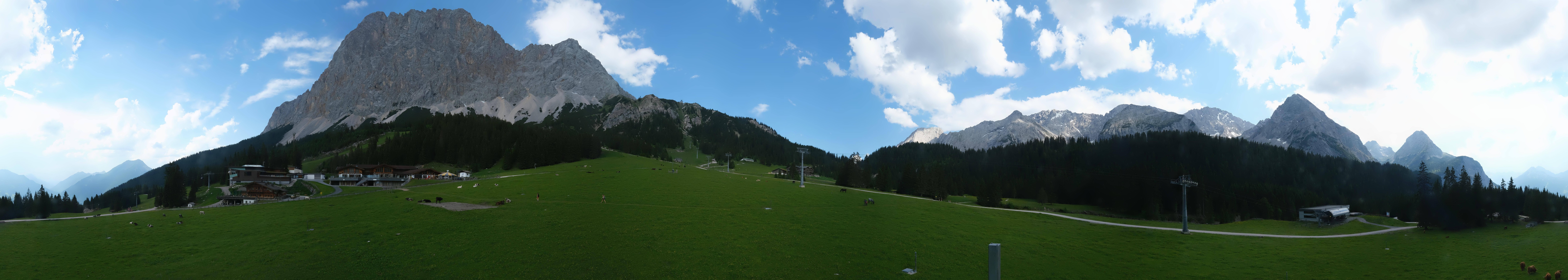 Archiv Foto Webcam Rundblick Ehrwalder Alm