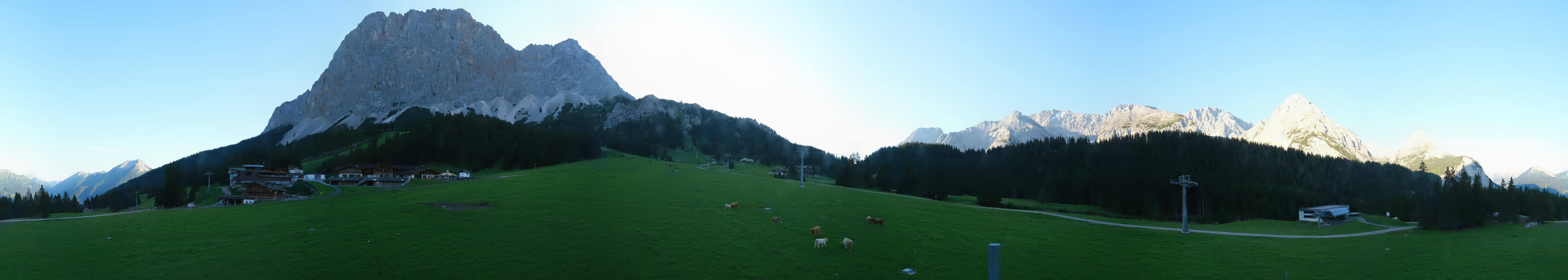 Archiv Foto Webcam Rundblick Ehrwalder Alm
