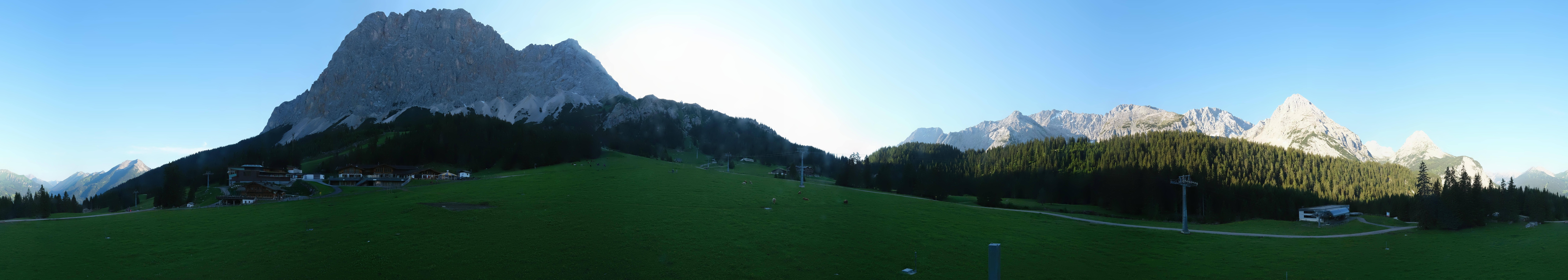 Archiv Foto Webcam Rundblick Ehrwalder Alm