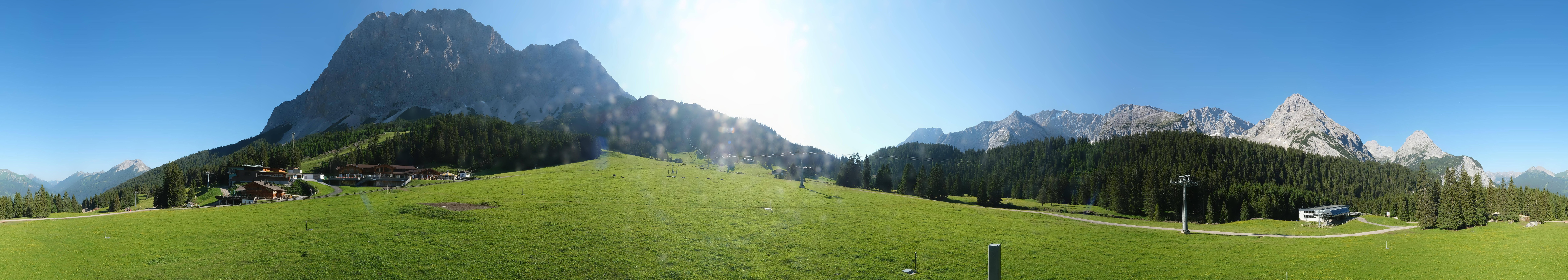 Archiv Foto Webcam Rundblick Ehrwalder Alm