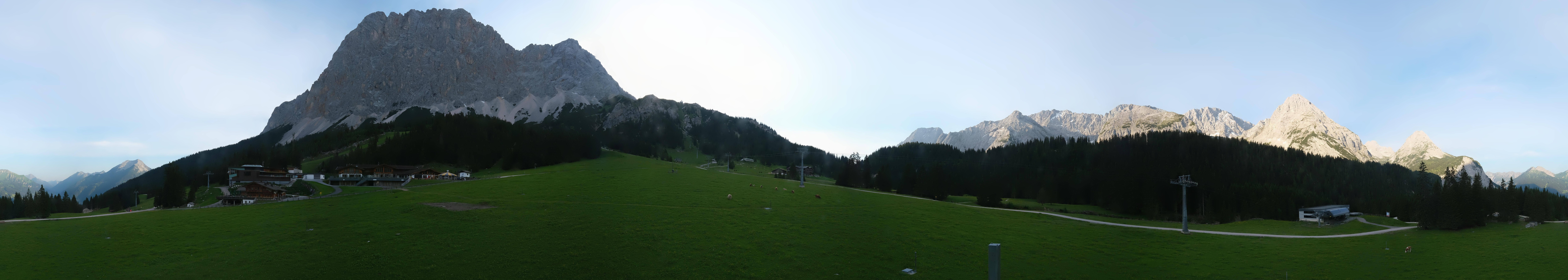 Archived image Webcam Panoramic view Ehrwalder Alm