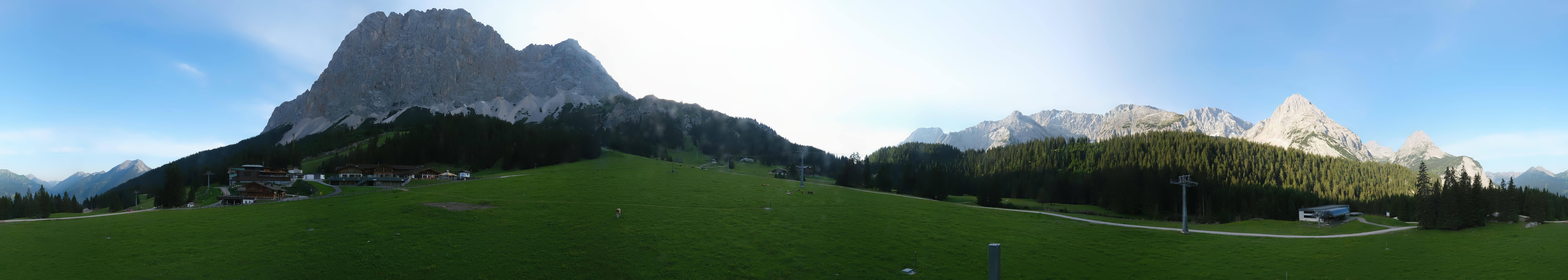 Archived image Webcam Panoramic view Ehrwalder Alm