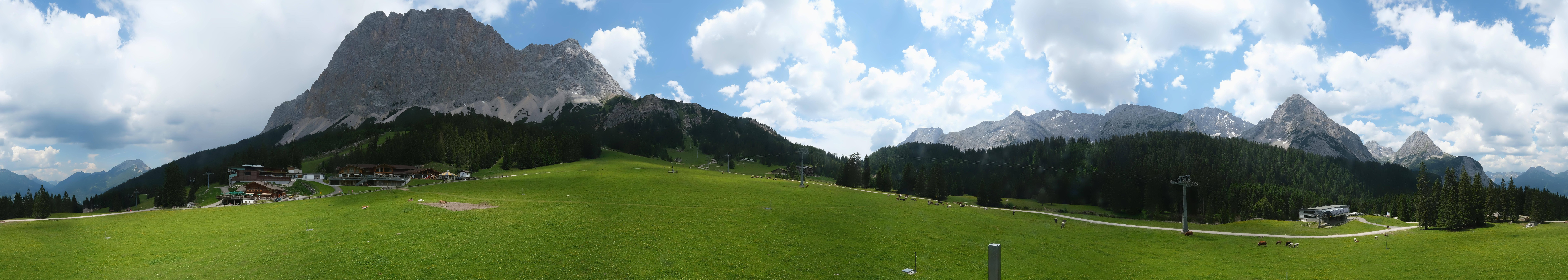 Archived image Webcam Panoramic view Ehrwalder Alm