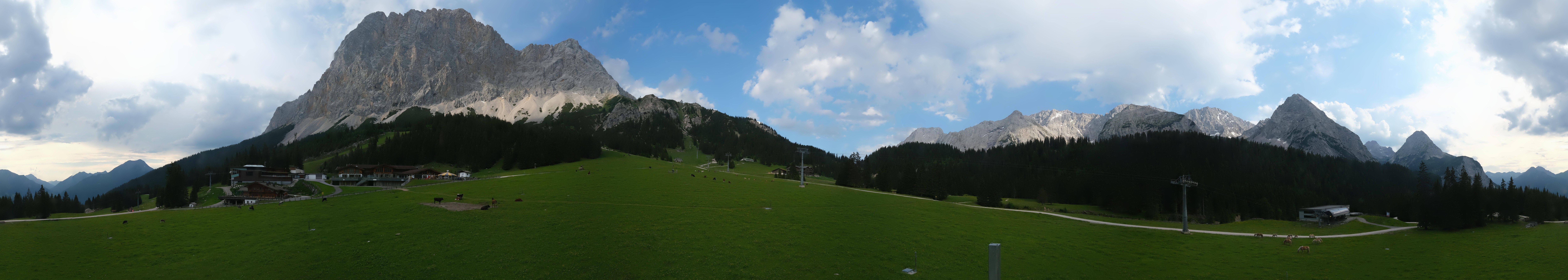 Archiv Foto Webcam Rundblick Ehrwalder Alm