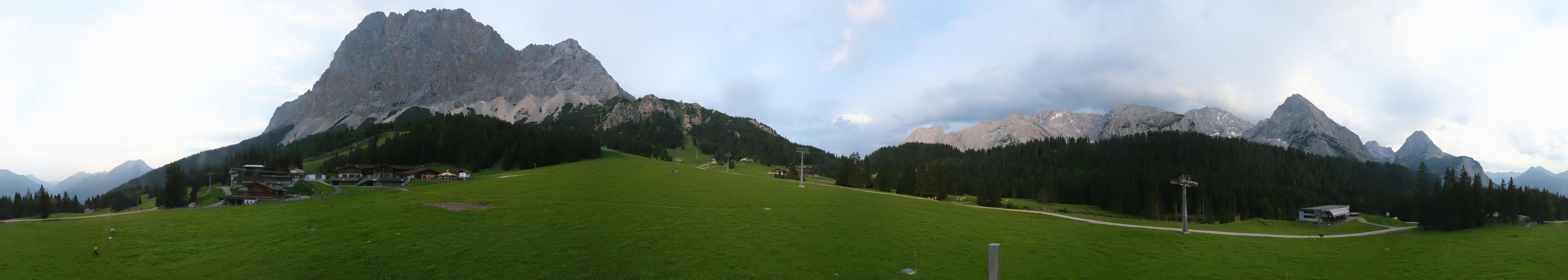 Archiv Foto Webcam Rundblick Ehrwalder Alm