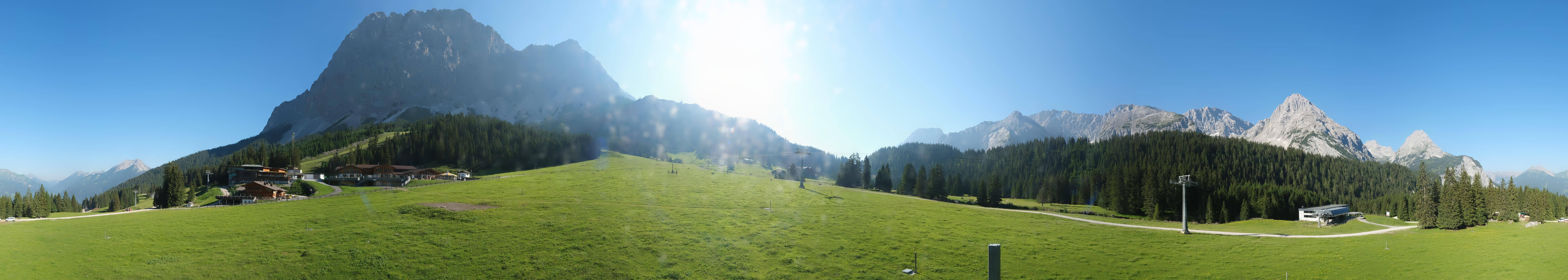 Archiv Foto Webcam Rundblick Ehrwalder Alm