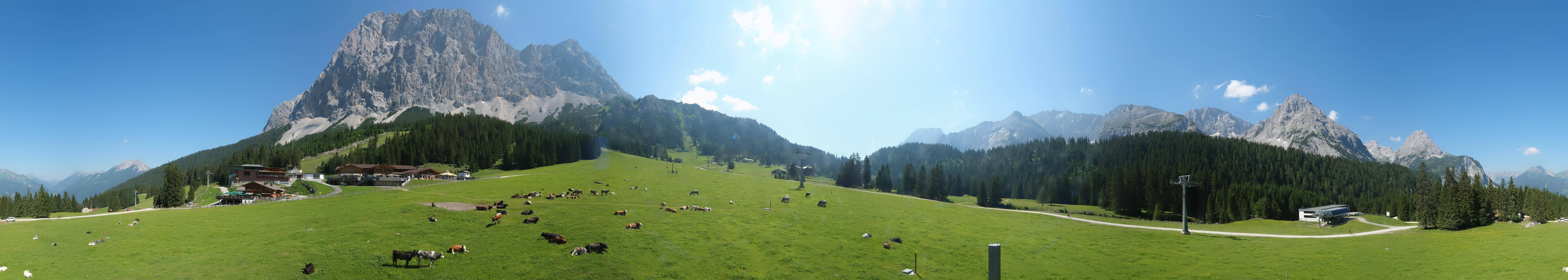 Archiv Foto Webcam Rundblick Ehrwalder Alm