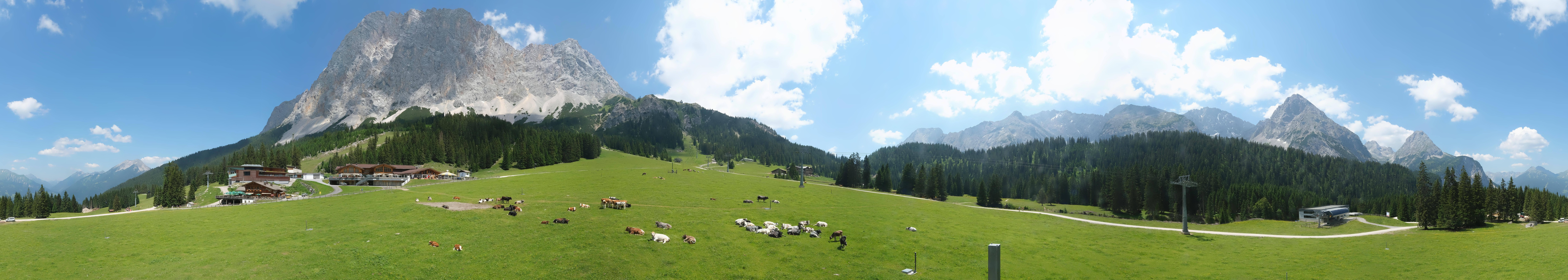 Archiv Foto Webcam Rundblick Ehrwalder Alm