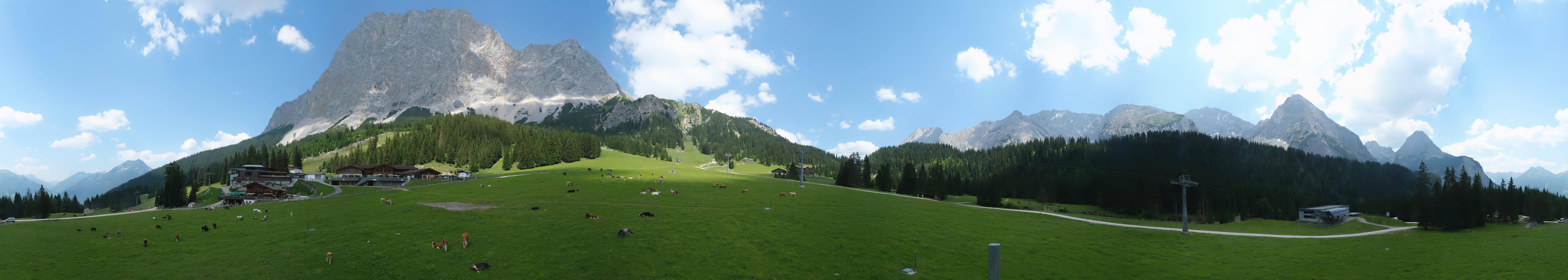 Archiv Foto Webcam Rundblick Ehrwalder Alm