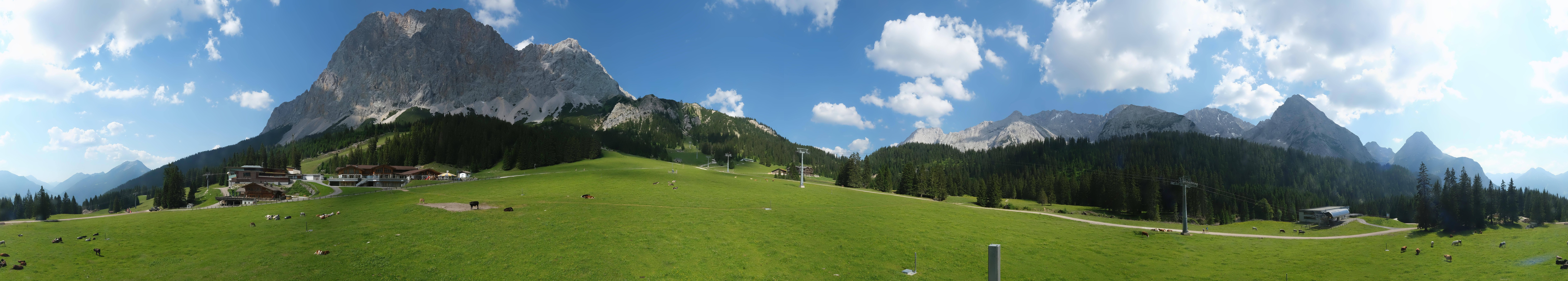 Archiv Foto Webcam Rundblick Ehrwalder Alm