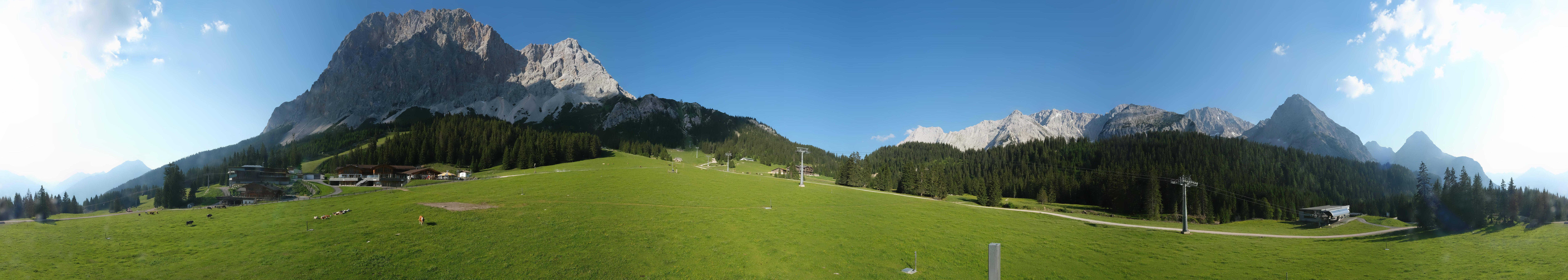 Archiv Foto Webcam Rundblick Ehrwalder Alm