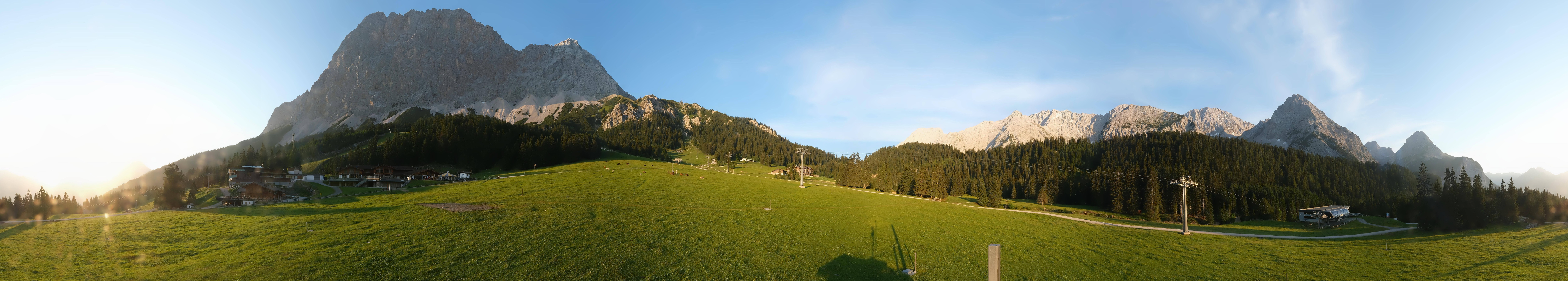 Archiv Foto Webcam Rundblick Ehrwalder Alm