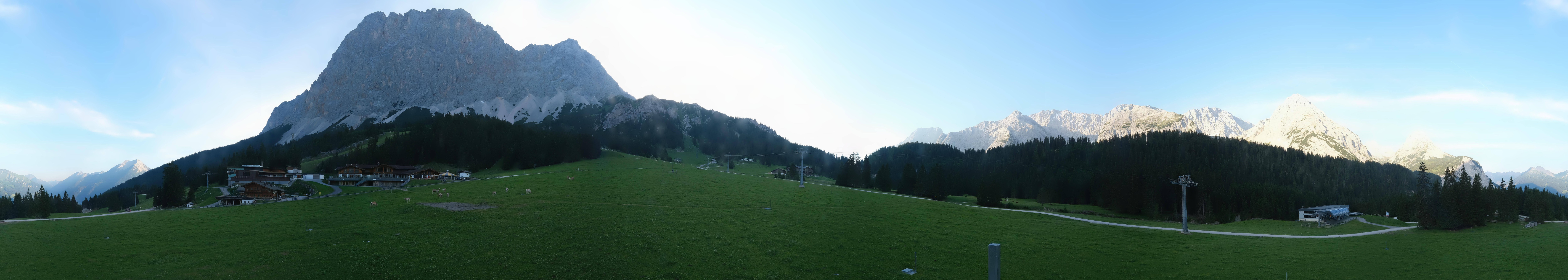 Archiv Foto Webcam Rundblick Ehrwalder Alm