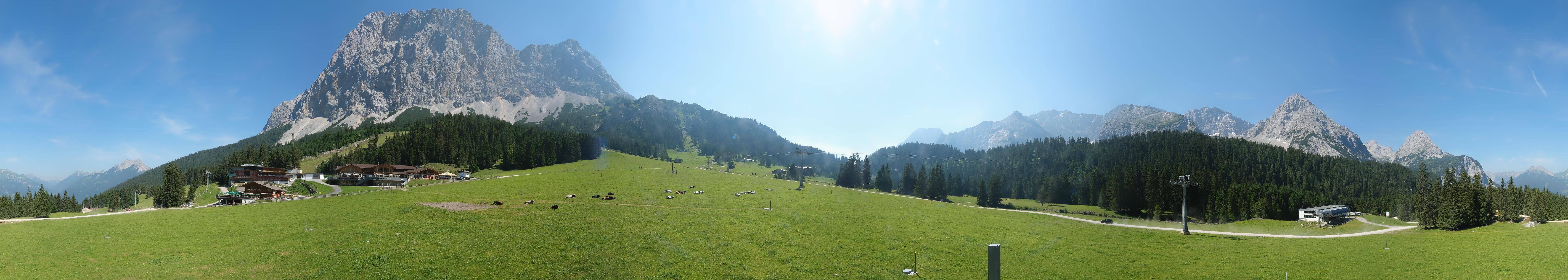 Archiv Foto Webcam Rundblick Ehrwalder Alm