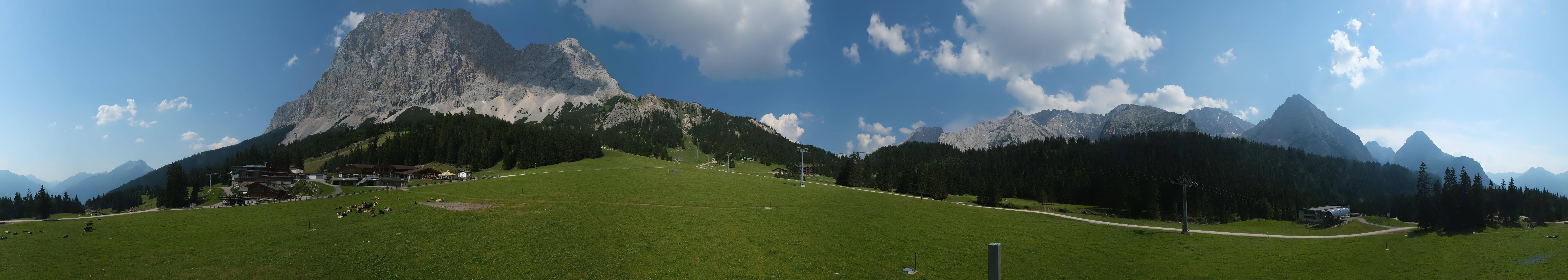 Archived image Webcam Panoramic view Ehrwalder Alm