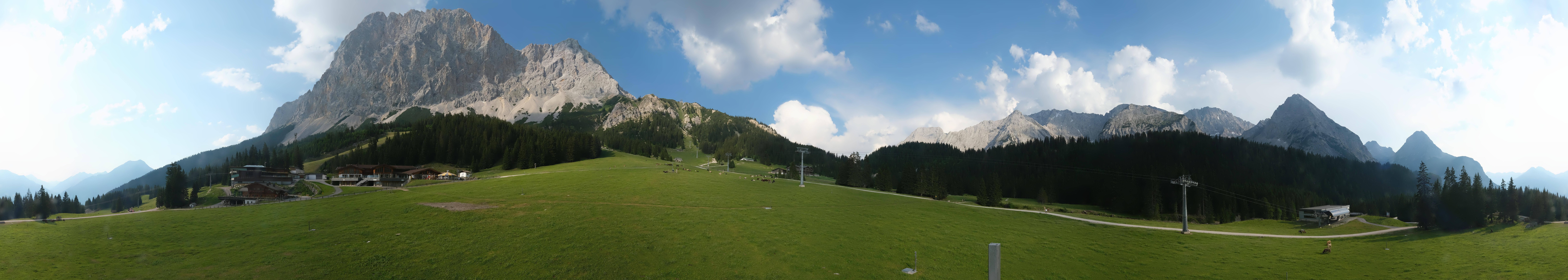 Archived image Webcam Panoramic view Ehrwalder Alm