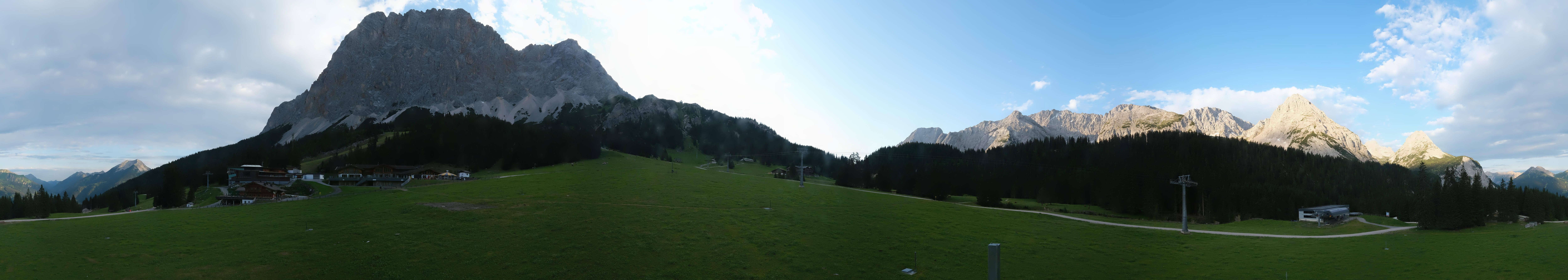 Archiv Foto Webcam Rundblick Ehrwalder Alm