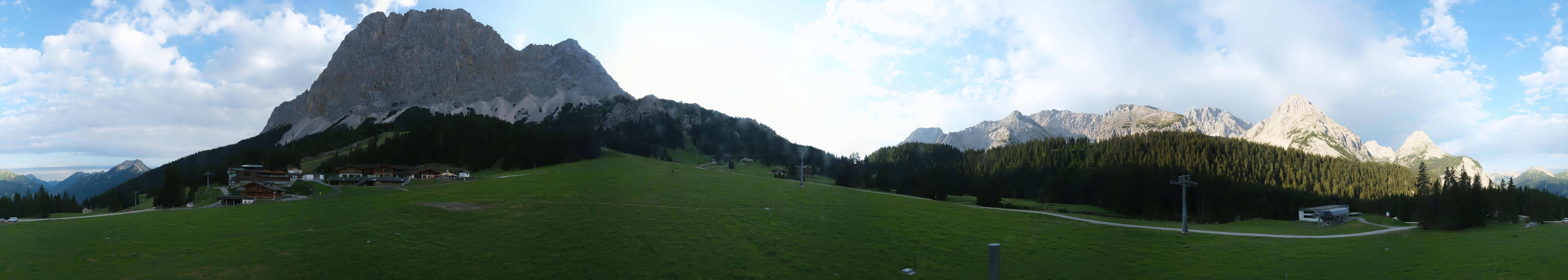 Archiv Foto Webcam Rundblick Ehrwalder Alm