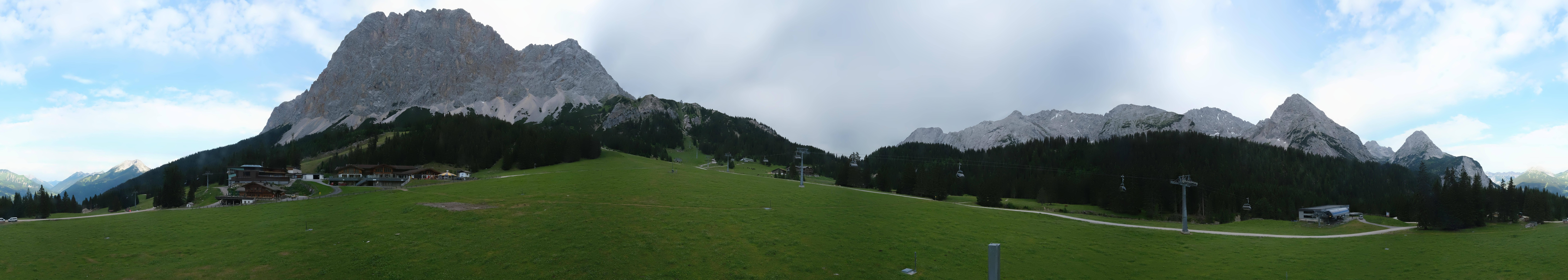 Archiv Foto Webcam Rundblick Ehrwalder Alm