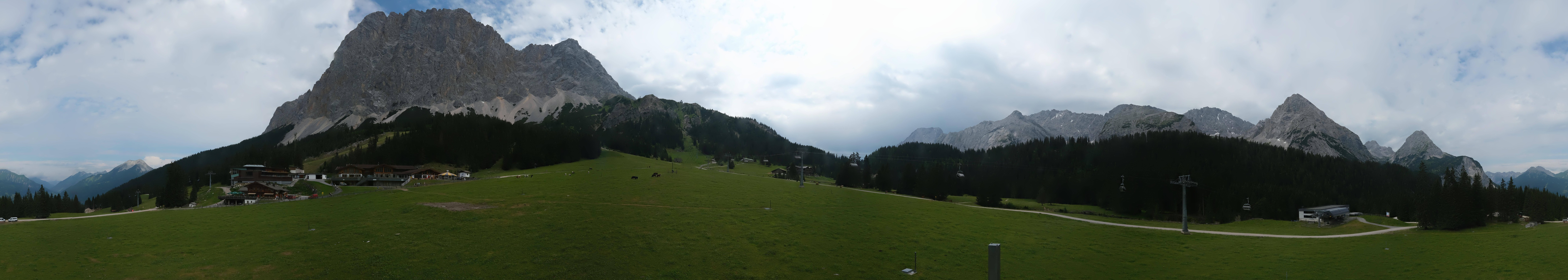 Archiv Foto Webcam Rundblick Ehrwalder Alm