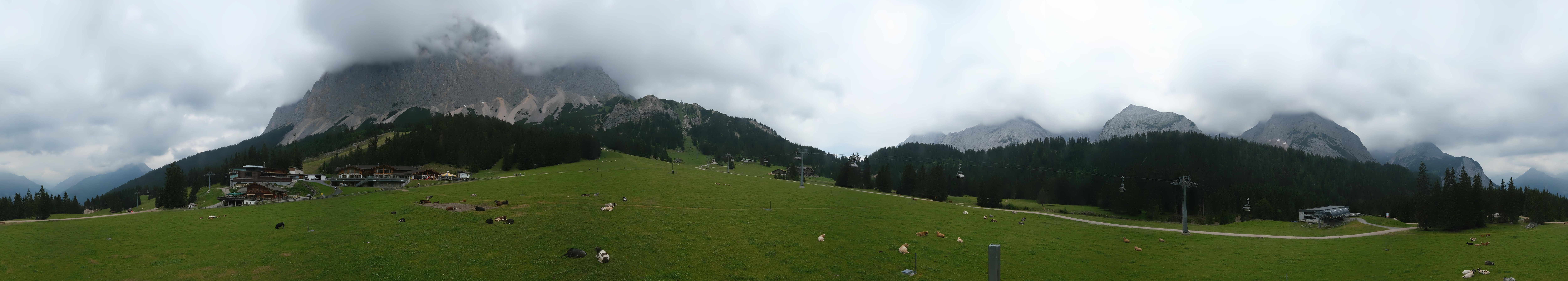 Archiv Foto Webcam Rundblick Ehrwalder Alm
