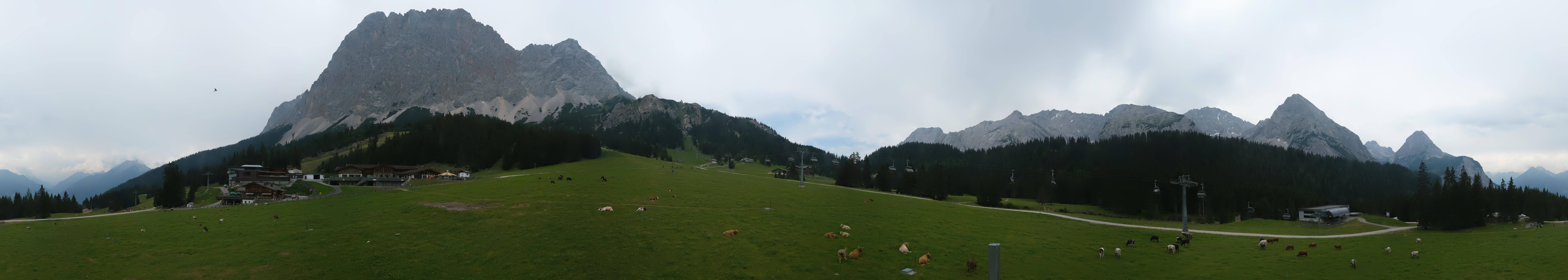 Archiv Foto Webcam Rundblick Ehrwalder Alm