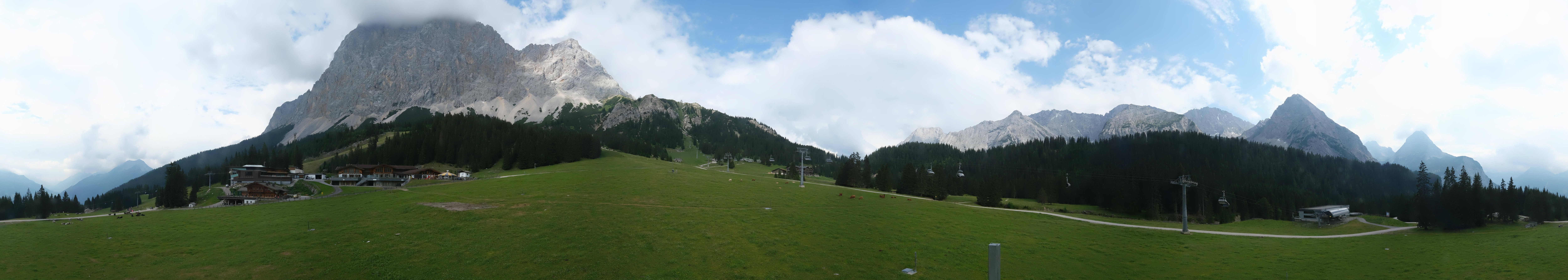 Archiv Foto Webcam Rundblick Ehrwalder Alm
